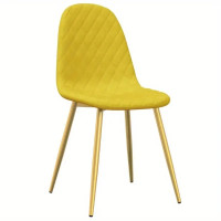 Design Stuhl Esszimmerstuhl Bonny senfgelb