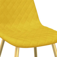 Design Stuhl Esszimmerstuhl Bonny senfgelb