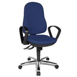 Topstar Bürodrehstuhl Synchro Steel royalblau