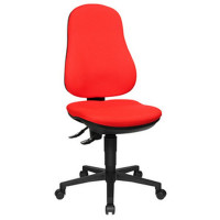 Bürodrehstuhl Point 70  Spezial-Bandscheibensitz mit Beckenstütze rot