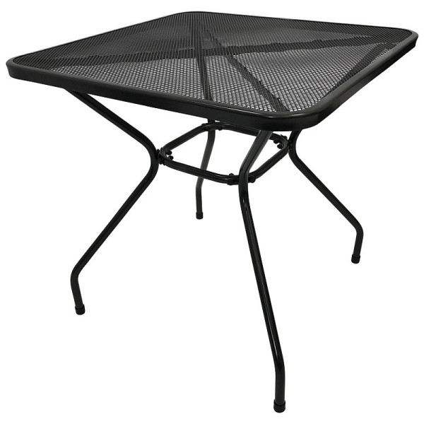 Gartentisch Bistrotisch 70x70cm, Streckmetall anthrazit