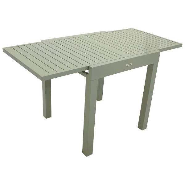 Balkon-Ausziehtisch 70/140x70cm, Aluminium silbergrau