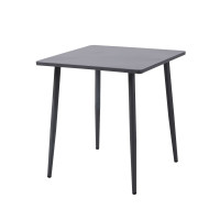 Bistrotisch 70x70cm, Stahl hellgrau