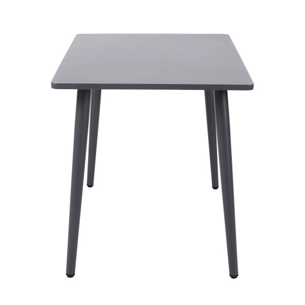 Bistrotisch Gartentisch 70x120cm, Stahl hellgrau