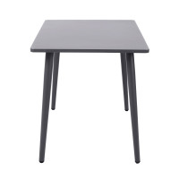 Bistrotisch Gartentisch 70x120cm, Stahl hellgrau