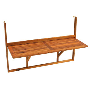 Balkonhängetisch 120cm, Akazie