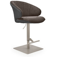 Design Barhocker Brezo AS Gestell perlgraumetallic eckig