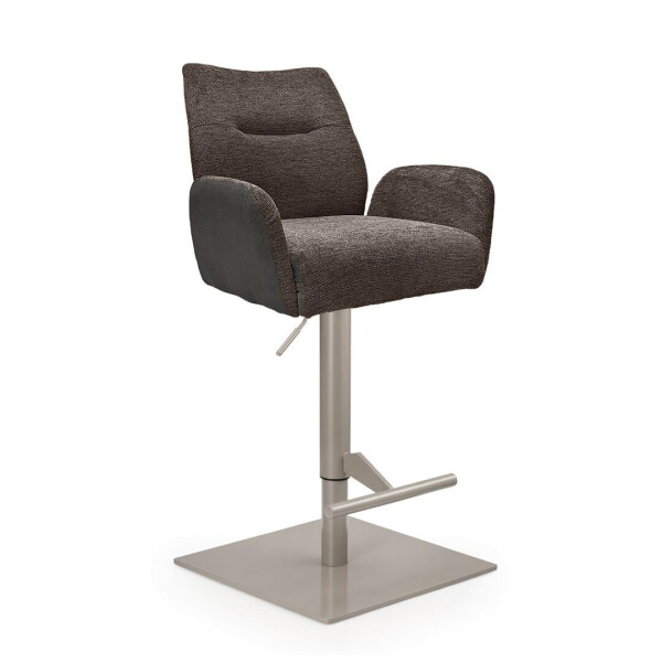 Design Barhocker Famous AS Gestell perlgraumetallic eckig