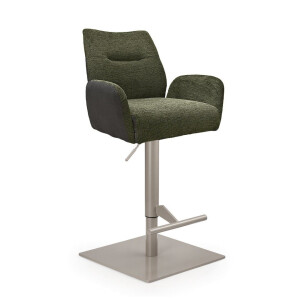 Design Barhocker Famous AS Gestell perlgraumetallic eckig