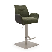 Design Barhocker Famous AS Gestell perlgraumetallic eckig