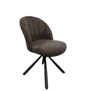 Design Esszimmerstuhl Stuhl Brezo 1S Gestell schwarz matt
