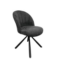 Design Esszimmerstuhl Stuhl Brezo 1S Gestell schwarz matt