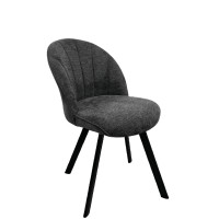 Design Esszimmerstuhl Stuhl Brezo 1S Gestell schwarz matt