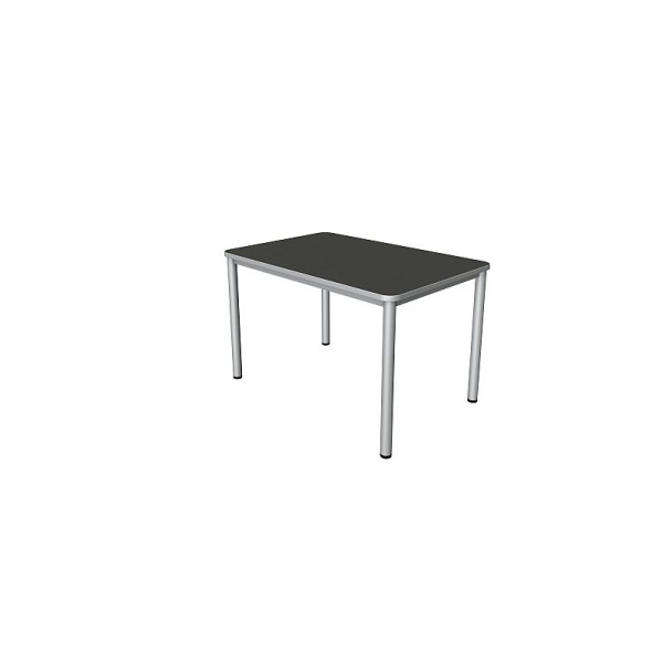 Kerkmann Schreibtisch Prime 120x80x75 cm 4 Bein-Gestell alusilber