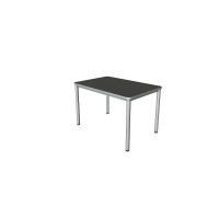 Kerkmann Schreibtisch Prime 120x80x75 cm 4 Bein-Gestell alusilber