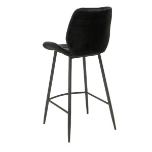 Edler Design Barhocker Step 2V Gestell schwarz