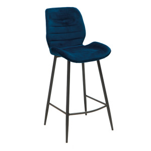 Edler Design Barhocker Step 2V Gestell schwarz