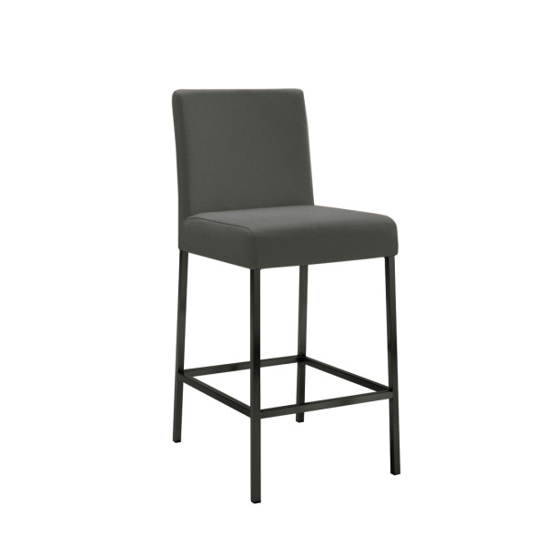 Edler Design Barhocker Bringo 2KT, Gestell schwarz matt
