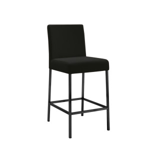 Edler Design Barhocker Bringo 2KT, Gestell schwarz matt