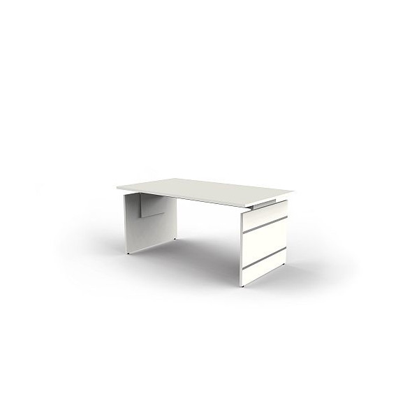 Kerkmann Schreibtisch Form 4 160x80x68-76 cm Wangen-Gestell