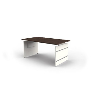 Kerkmann Schreibtisch Form 4 160x80x68-76 cm Wangen-Gestell