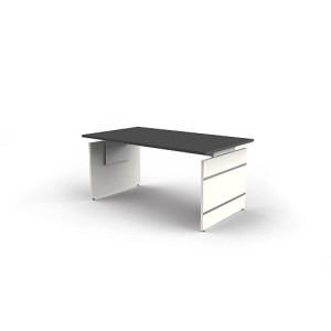 Kerkmann Schreibtisch Form 4 160x80x68-76 cm Wangen-Gestell