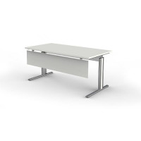 Kerkmann Schreibtisch Form 4 160x80x68-76 cm Wangen-Gestell