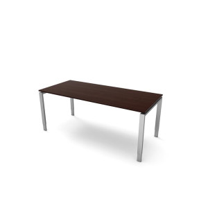 Kerkmann Schreibtisch 4132 Form 5 180x80x68-82 cm Vierfuß-Gestell höhenverstellbar