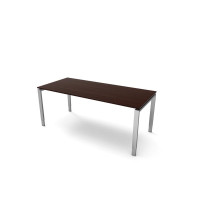 Kerkmann Schreibtisch 4132 Form 5 180x80x68-82 cm Vierfuß-Gestell höhenverstellbar