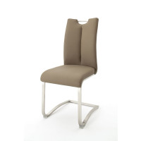 Esszimmerstühle Stühle ARTOS 1 XL Schwinger Kunstleder cappuccino