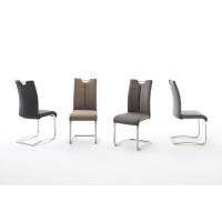 Esszimmerstühle Stühle ARTOS 1 XL Schwinger Kunstleder cappuccino
