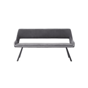 Sitzbank Essbank BAYONNE Bank 155 CM Vintagelook dunkelgrau