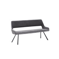 Sitzbank Essbank BAYONNE Bank 155 CM Vintagelook dunkelgrau
