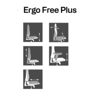 Topstar Bürodrehstuhl Drehstuhl Ergo Free Plus grau
