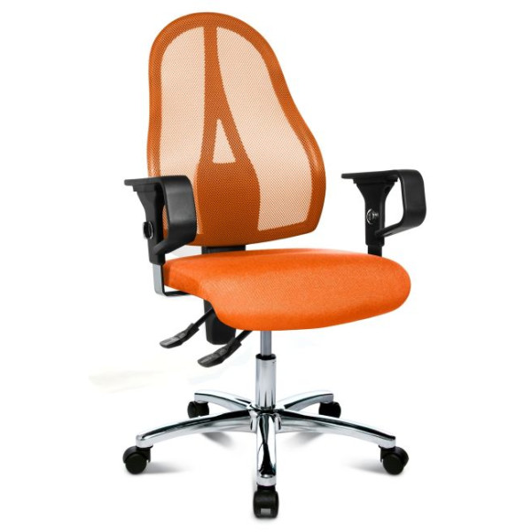 Topstar Bürodrehstuhl Drehstuhl Sitness Basic 300 orange