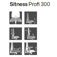 Topstar Bürodrehstuhl  Sitness Profi 300 braun