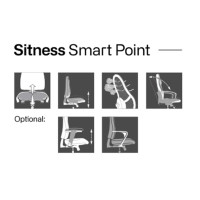 Topstar Drehstuhl Bürodrehstuhl Sitness Smart Point anthrazit