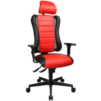 Topstar Bürodrehstuhl Sitness RS schwarz / rot