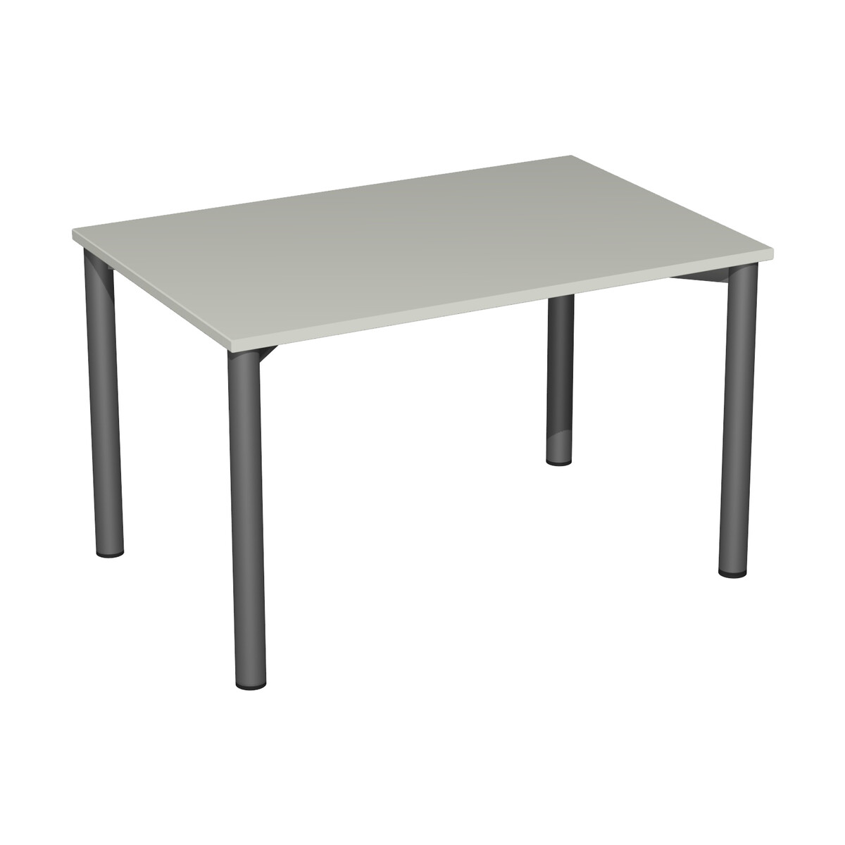 Konferenztisch Rundfuß feste Höhe, 1200x800x720, 