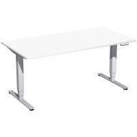 Gera Elektro Pro+ Elektro-Hubtisch höhenverstellbar, 1600x800x625-1285, Onyx/Silber