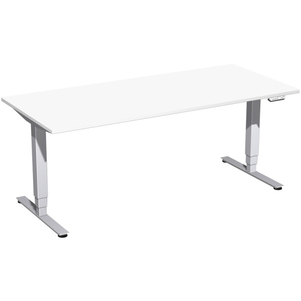 Gera Elektro Pro+ Elektro-Hubtisch höhenverstellbar, 1800x800x625-1285, Onyx/Silber