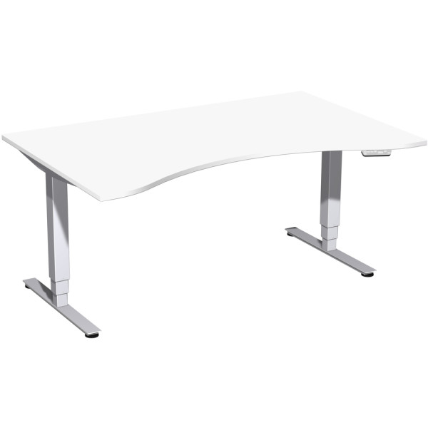 Gera Elektro Pro+ Elektro-Hubtisch höhenverstellbar, 1600x1000x625-1285, Onyx/Silber