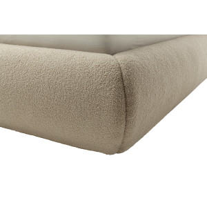 Polsterbett Fortello 160x200 Stoff Marieta cappuccino