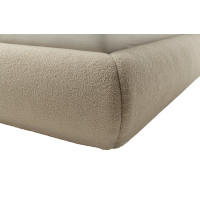 Polsterbett Fortello 180x200 Stoff Marieta cappuccino