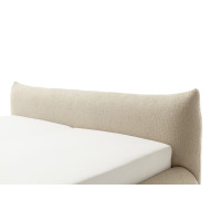 Polsterbett Fortello 180x200 Stoff Marieta cappuccino