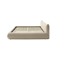 Polsterbett Fortello mit Stauraumfunktion 180x200 Stoff Marieta cappuccino