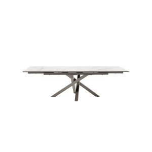 ALMIROS Esstisch Auszugtisch 180 (260) cm creme