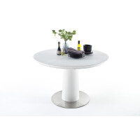 WARIS Esstisch Säulentisch Tisch 120 (160) cm