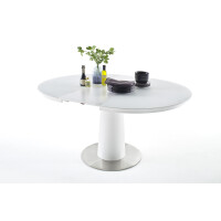 WARIS Esstisch Säulentisch Tisch 120 (160) cm