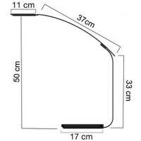 UNiLUX Tageslicht-Leuchte TIMELIGHT, dimmbar, schwarz